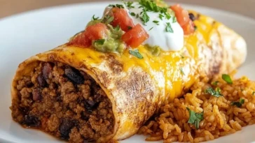 The Ultimate Stuffed Beef Burrito