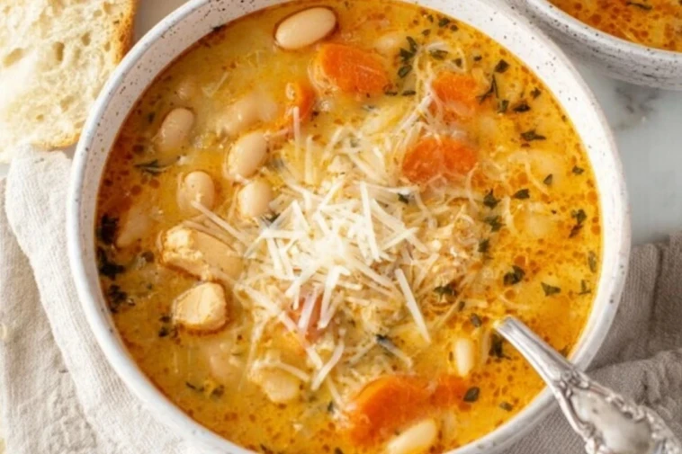 Creamy Chicken White Bean Soup