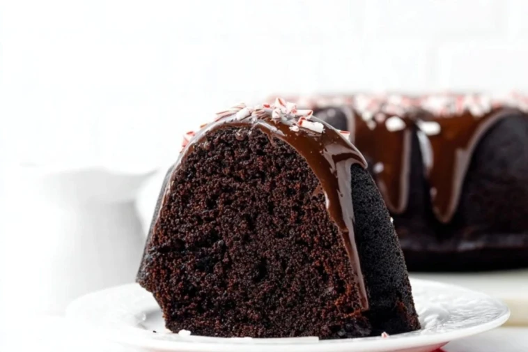Chocolate Peppermint Bundt Cake
