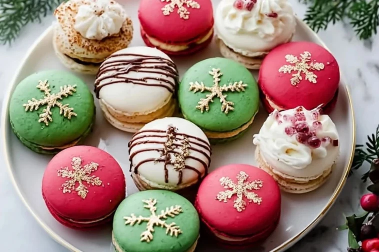 Christmas Macarons
