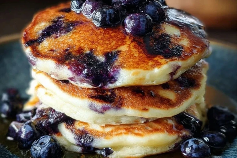 Fluffiest Blueberry Pancakes
