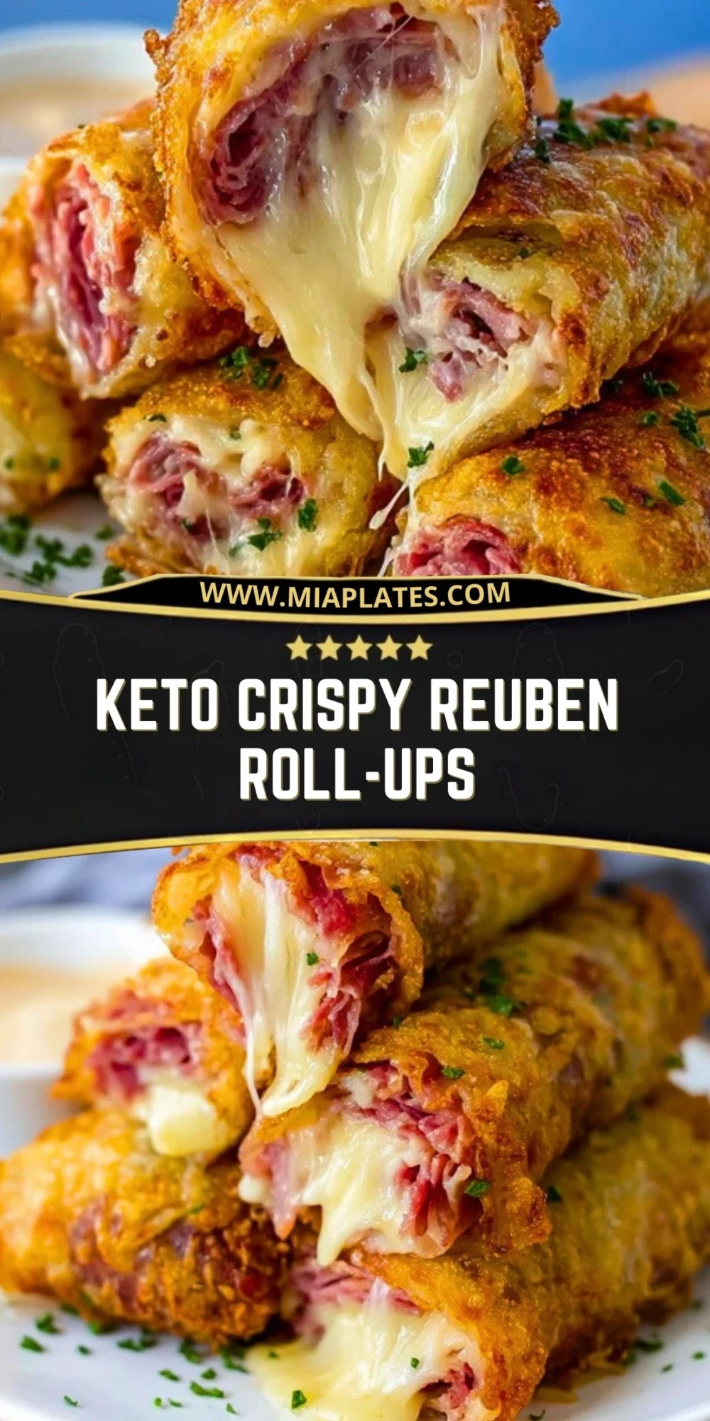 Keto Crispy Reuben Roll-Ups (2)