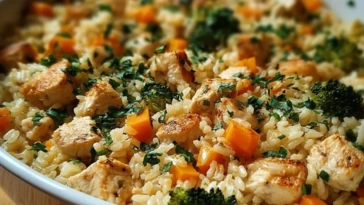 Healthy Chicken and Rice Casserole