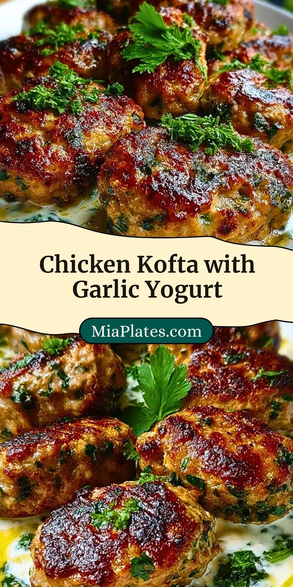 Chicken Kofta with Garlic Yogurt (3)