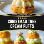 Christmas Tree Cream Puffs (2)