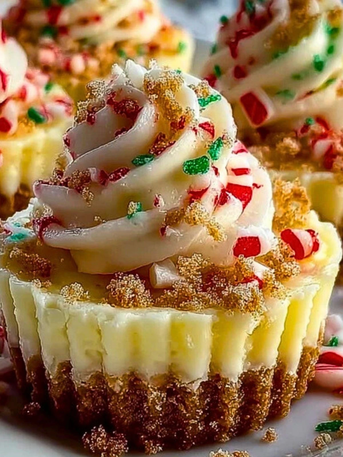 No-Bake Christmas Mini Cheesecakes (1)