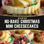 No-Bake Christmas Mini Cheesecakes (2)