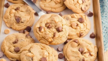 Chocolate Chip and Peanut Butter Chip Cookies