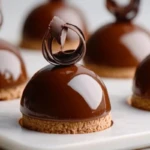 Elegant Chocolate Mascarpone Dome Dessert