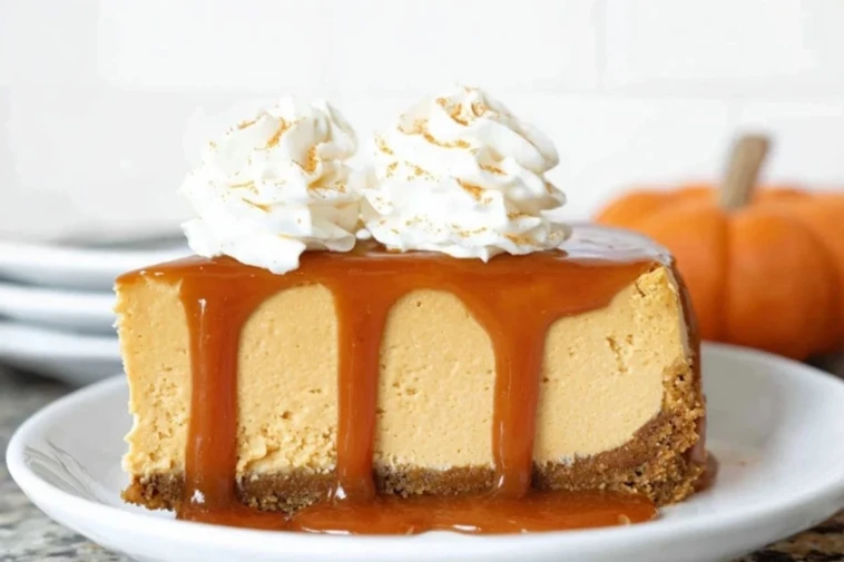No Bake Pumpkin Cheesecake