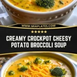 Creamy Crockpot Cheesy Potato Broccoli Soup (2)