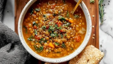 Easy Homemade Lentil Soup
