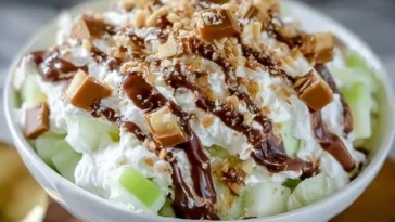 Easy Snicker Apple Salad (2)