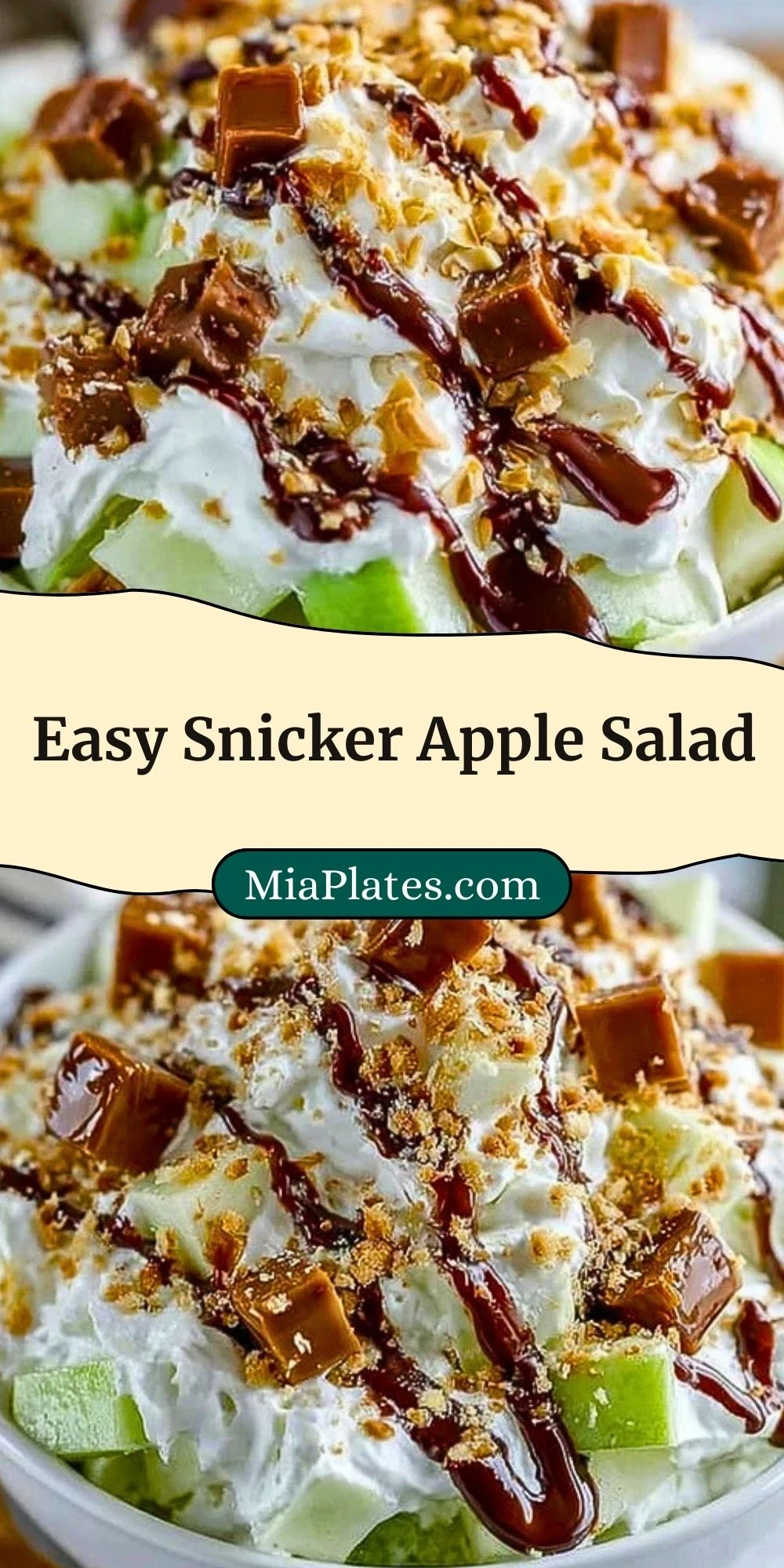 Easy Snicker Apple Salad