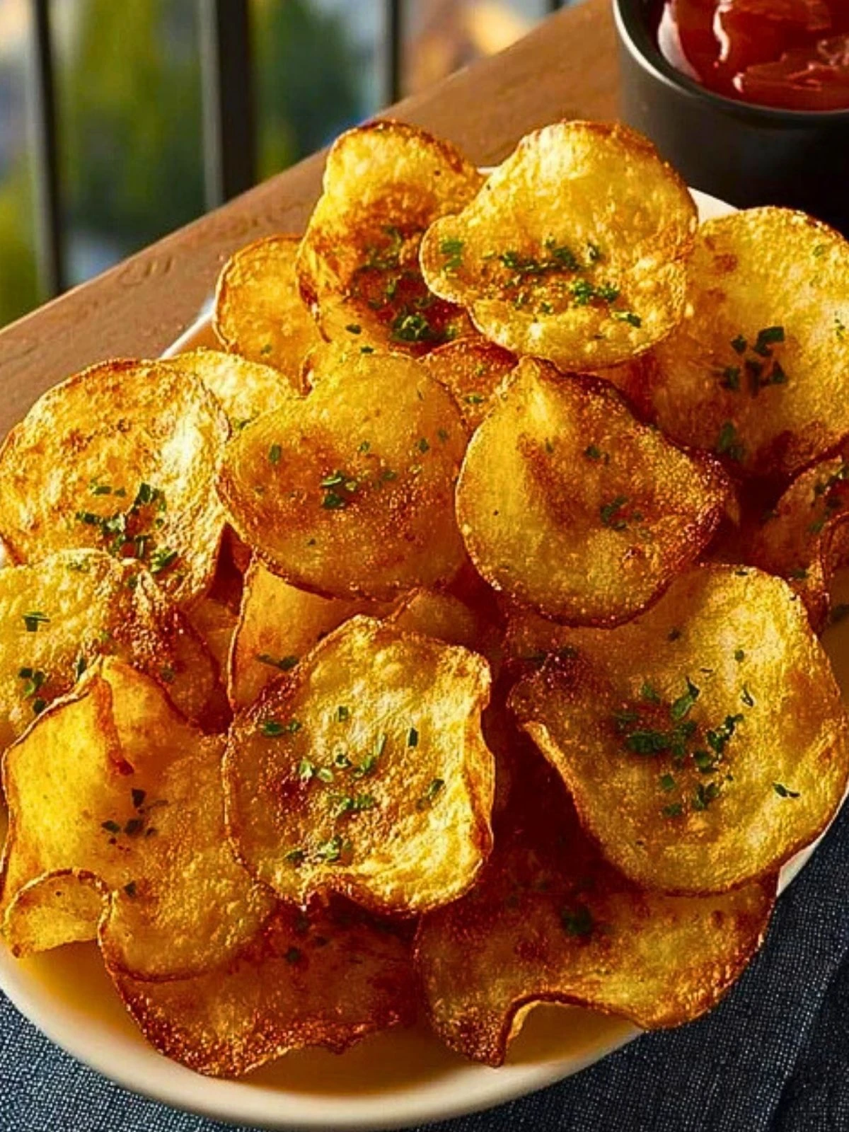 Homemade Air Fryer Potato Chips (1)