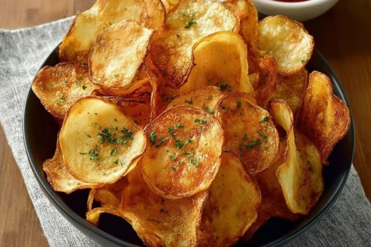 Homemade Air Fryer Potato Chips