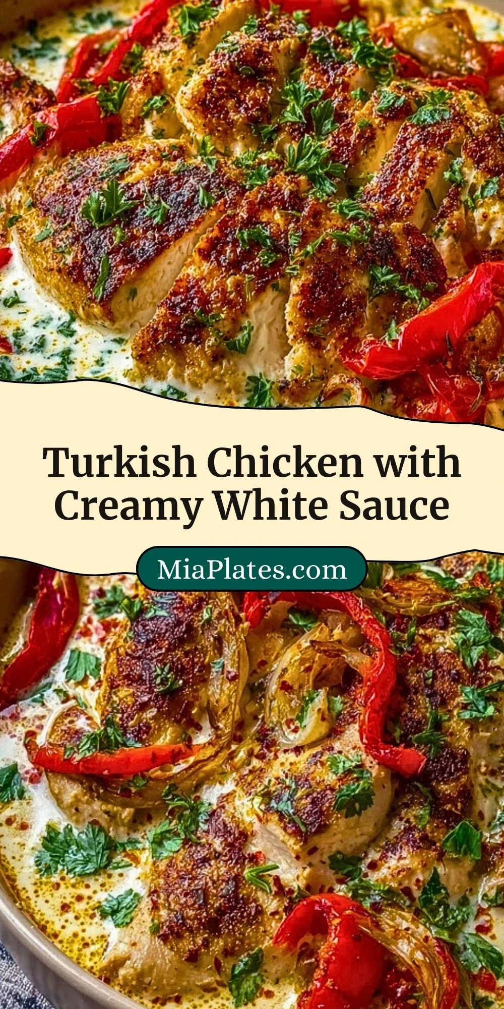 Turkish Chicken with Creamy White Sauce (3)