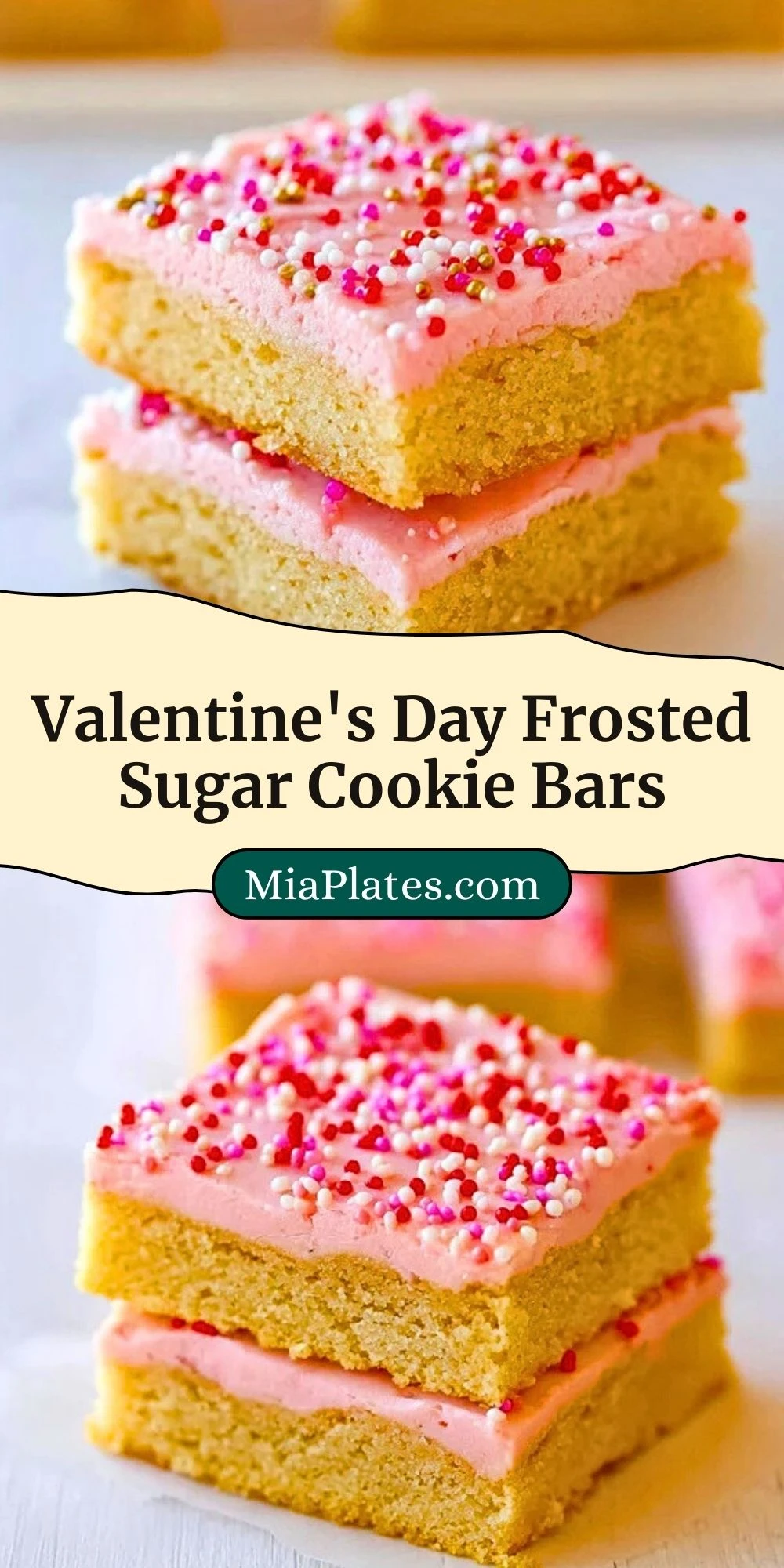 Valentine's Day Frosted Sugar Cookie Bars (3)