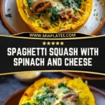 Spaghetti Squash with Spinach and Cheese (3)