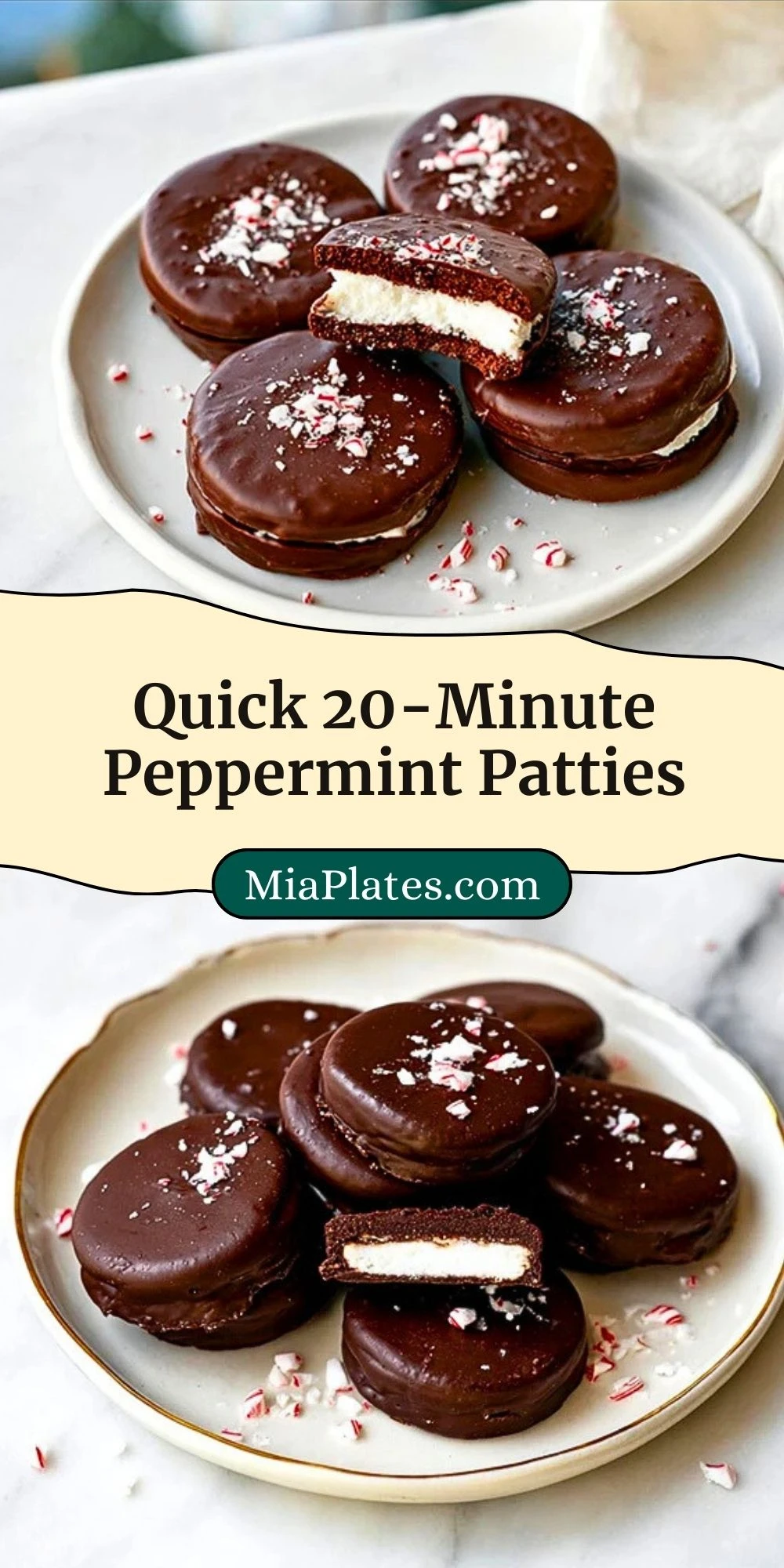 Quick 20-Minute Peppermint Patties (3)