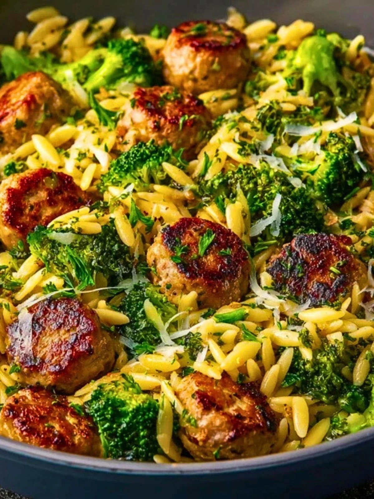 Sausage Broccoli Orzo (1)