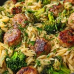Sausage Broccoli Orzo