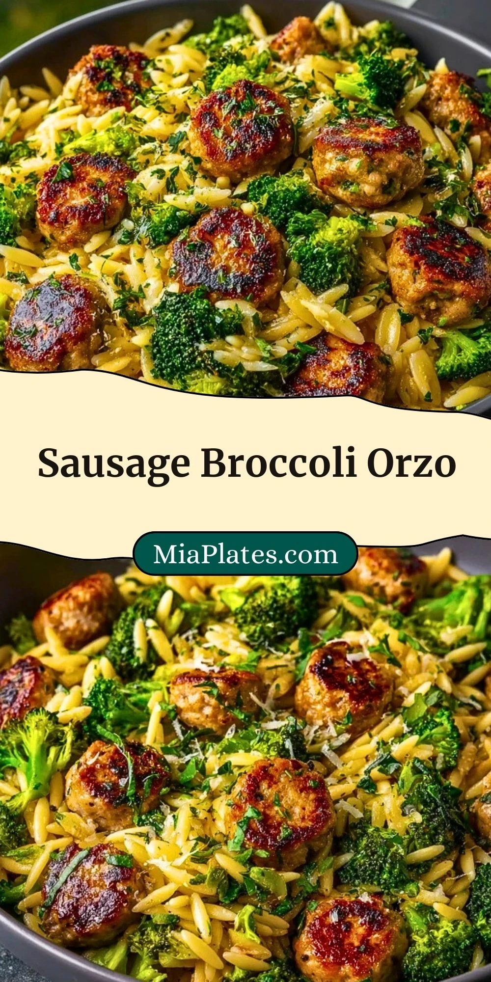 Sausage Broccoli Orzo (2)