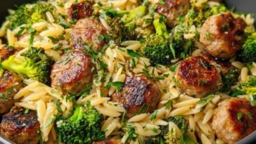 Sausage Broccoli Orzo