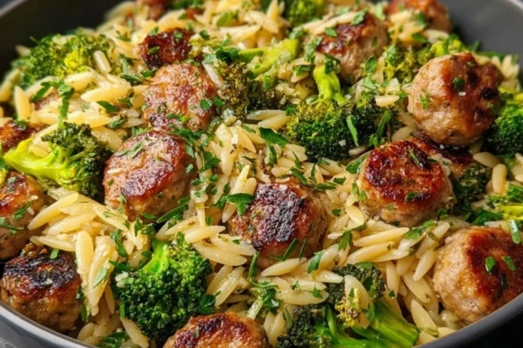 Sausage Broccoli Orzo