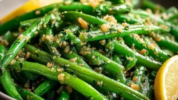 Savory Garlic Butter Green Beans