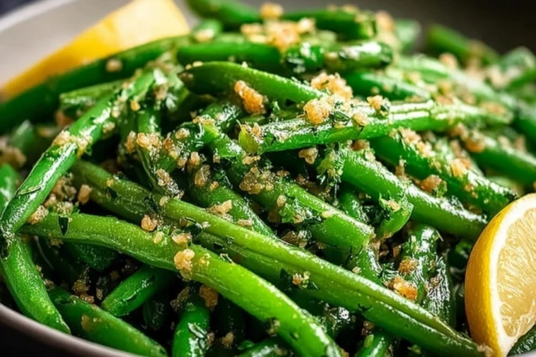Savory Garlic Butter Green Beans