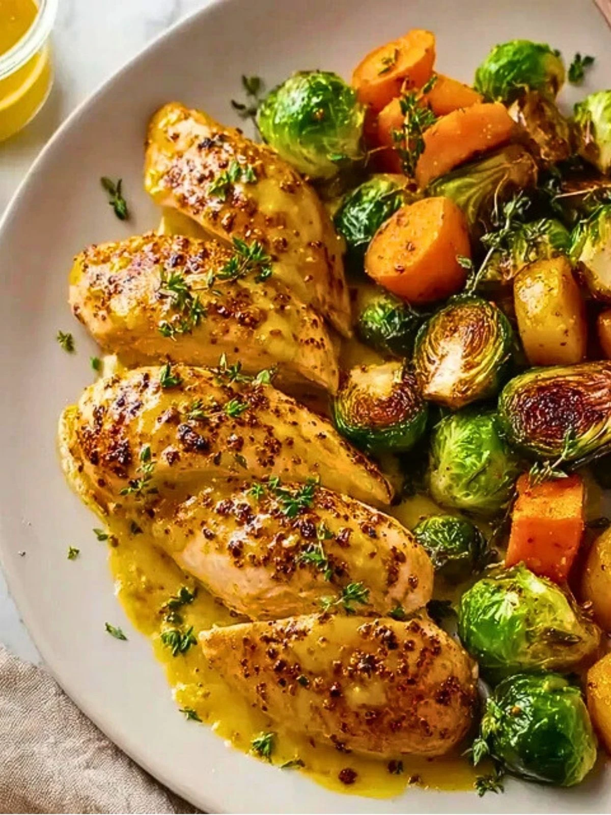 Sheet Pan Honey Dijon Chicken with Veggies (1)