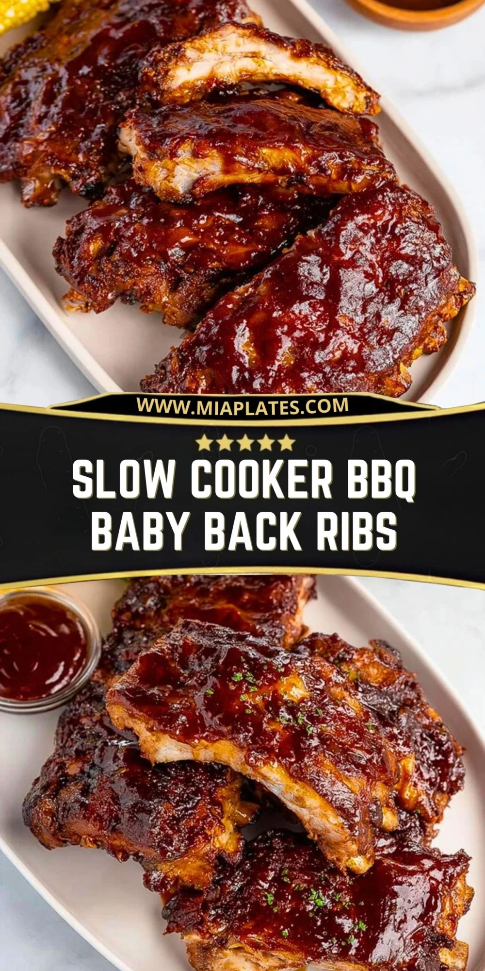 Slow Cooker BBQ Baby Back Ribs (2)