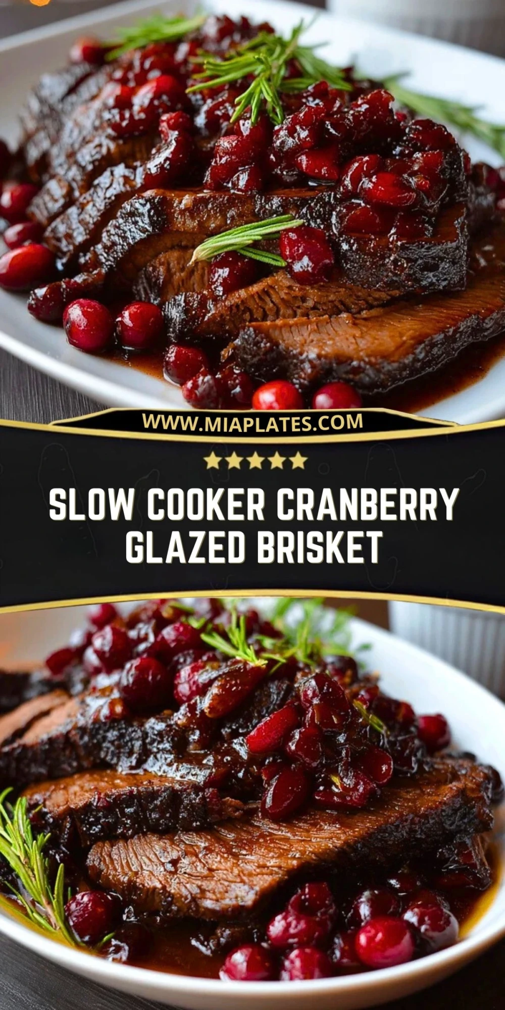 Slow Cooker Cranberry Glazed Brisket (2)