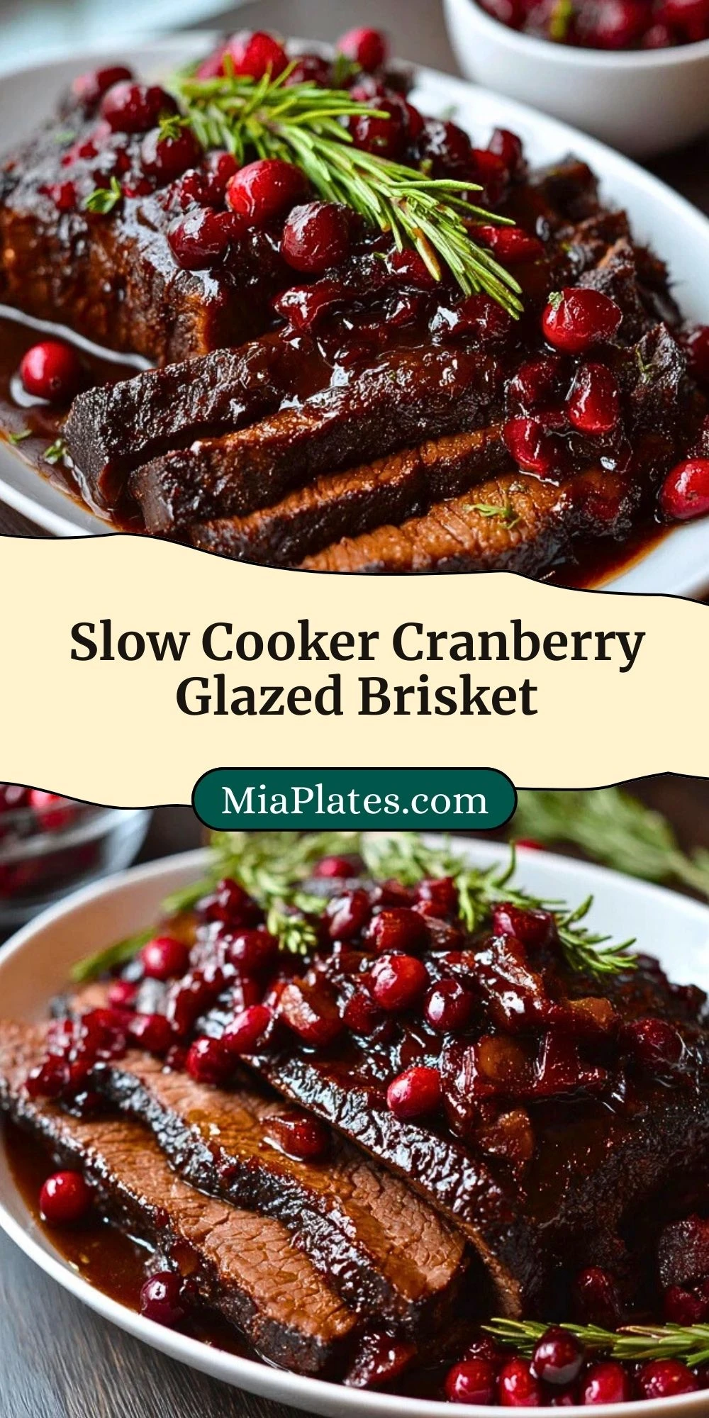 Slow Cooker Cranberry Glazed Brisket (3)