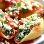 Spinach and Cheese Stuffed Shells