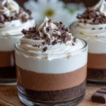 Triple Chocolate Mousse Cups