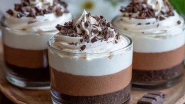 Triple Chocolate Mousse Cups