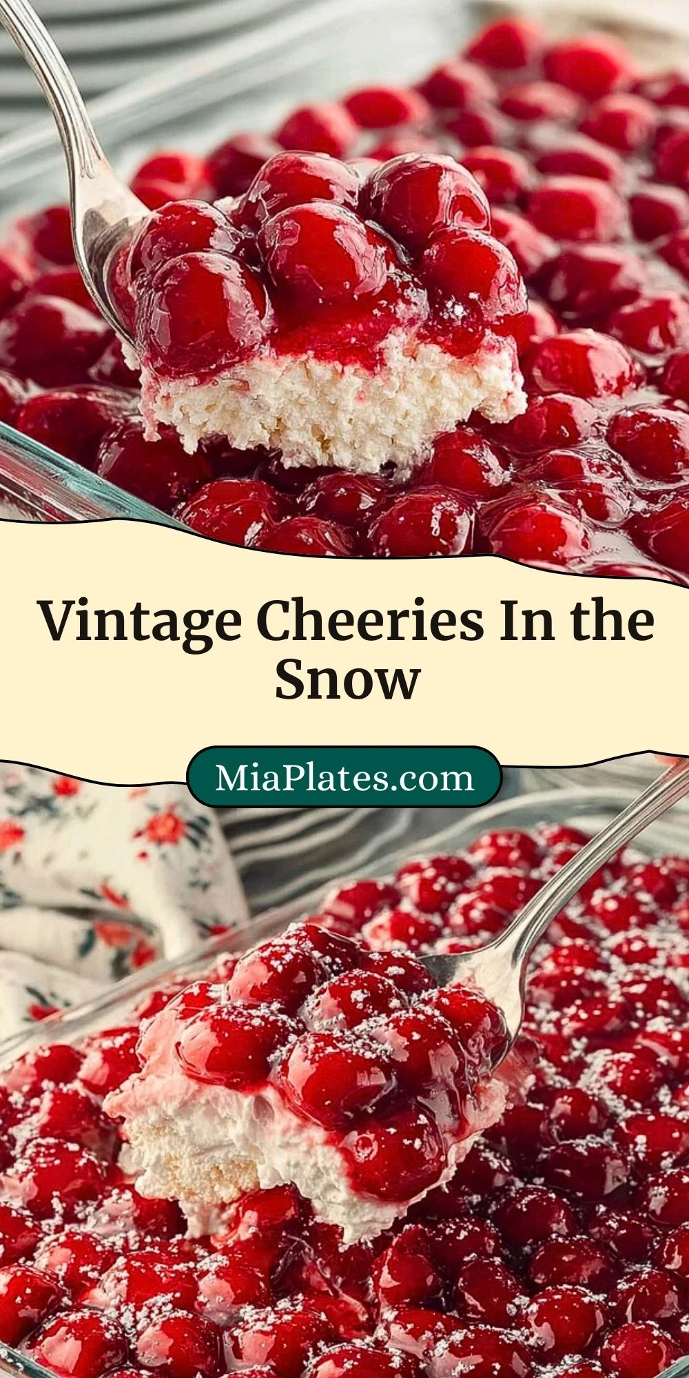 Vintage Cheeries In the Snow (3)