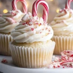 White Chocolate Peppermint Cupcakes