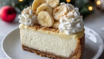 Best Banana Cream Cheesecake