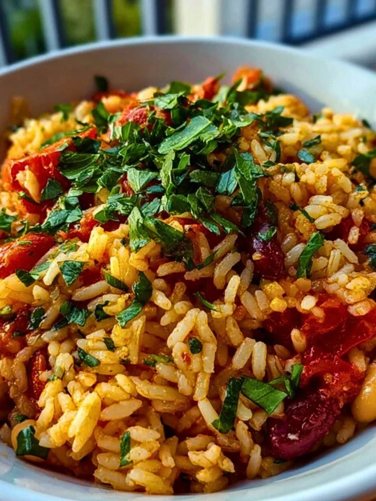 Healthy Mediterranean Rice and Beans (1)