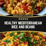 Healthy Mediterranean Rice and Beans (2)