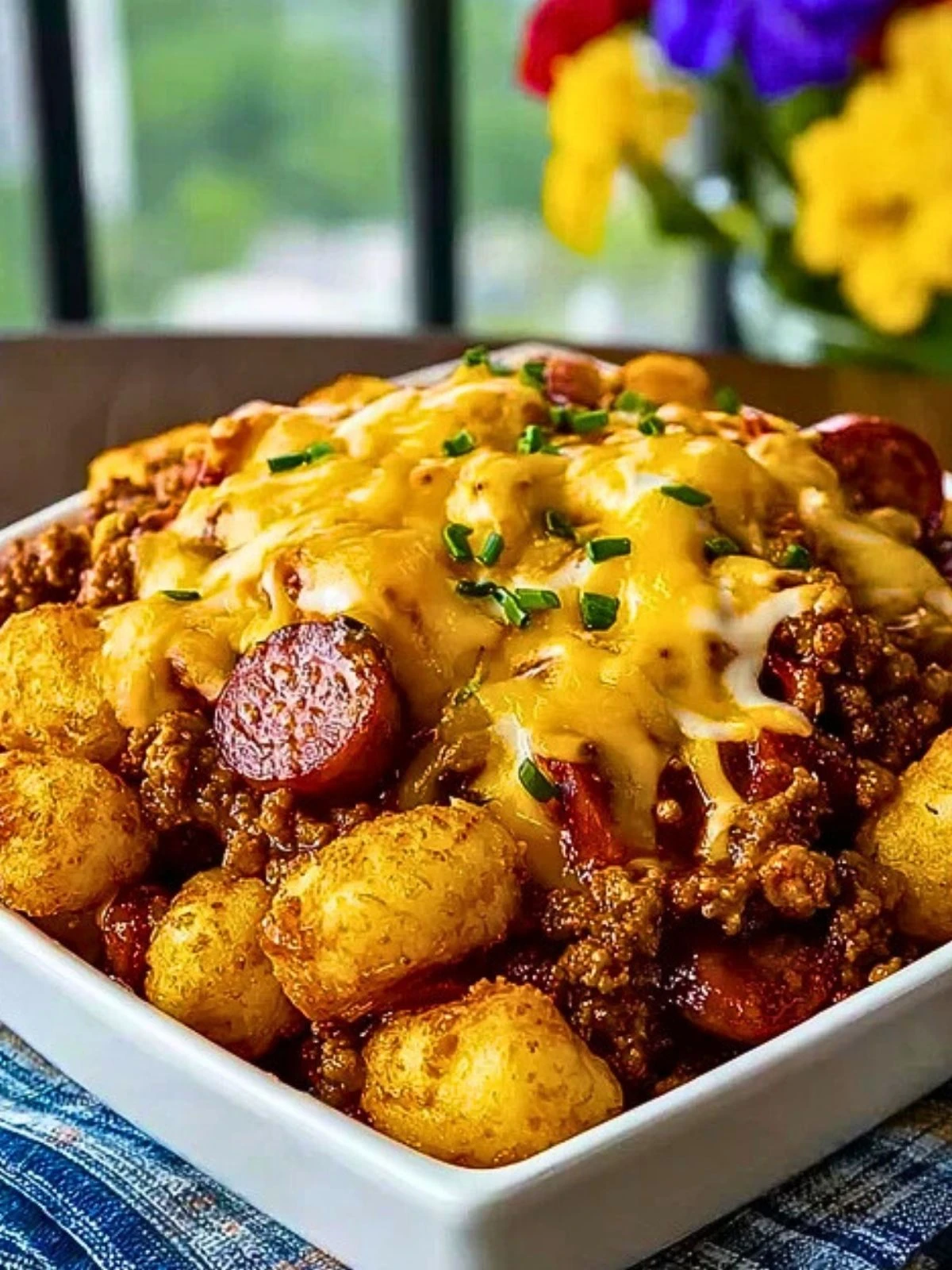 Ultimate Crockpot Chili Dog Casserole (1)