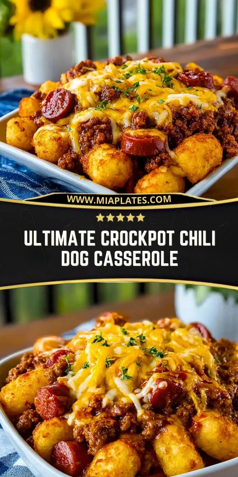 Ultimate Crockpot Chili Dog Casserole (2)