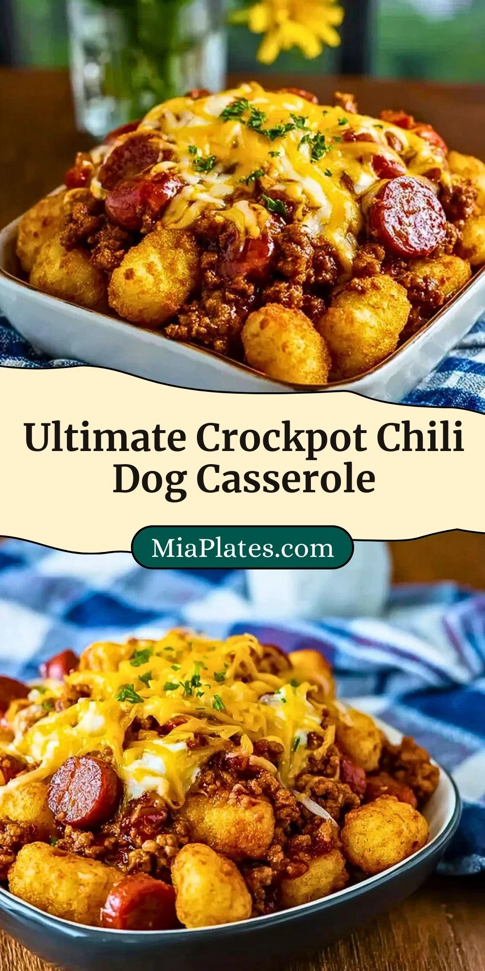 Ultimate Crockpot Chili Dog Casserole (3)