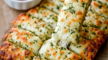 Cheesy Zucchini Breadsticks