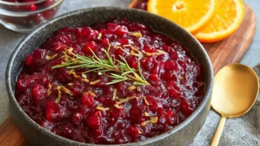 Homemade Cranberry Orange Sauce