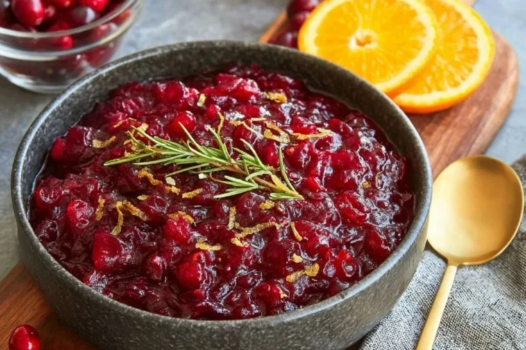 Homemade Cranberry Orange Sauce