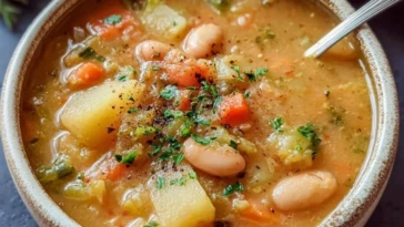 Hearty Potato Bean Soup